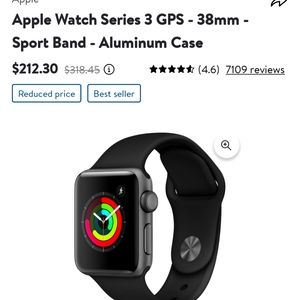 Apple Watch Series 3 w/GPS